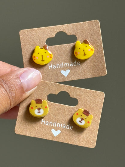 Bear Eraser Studs