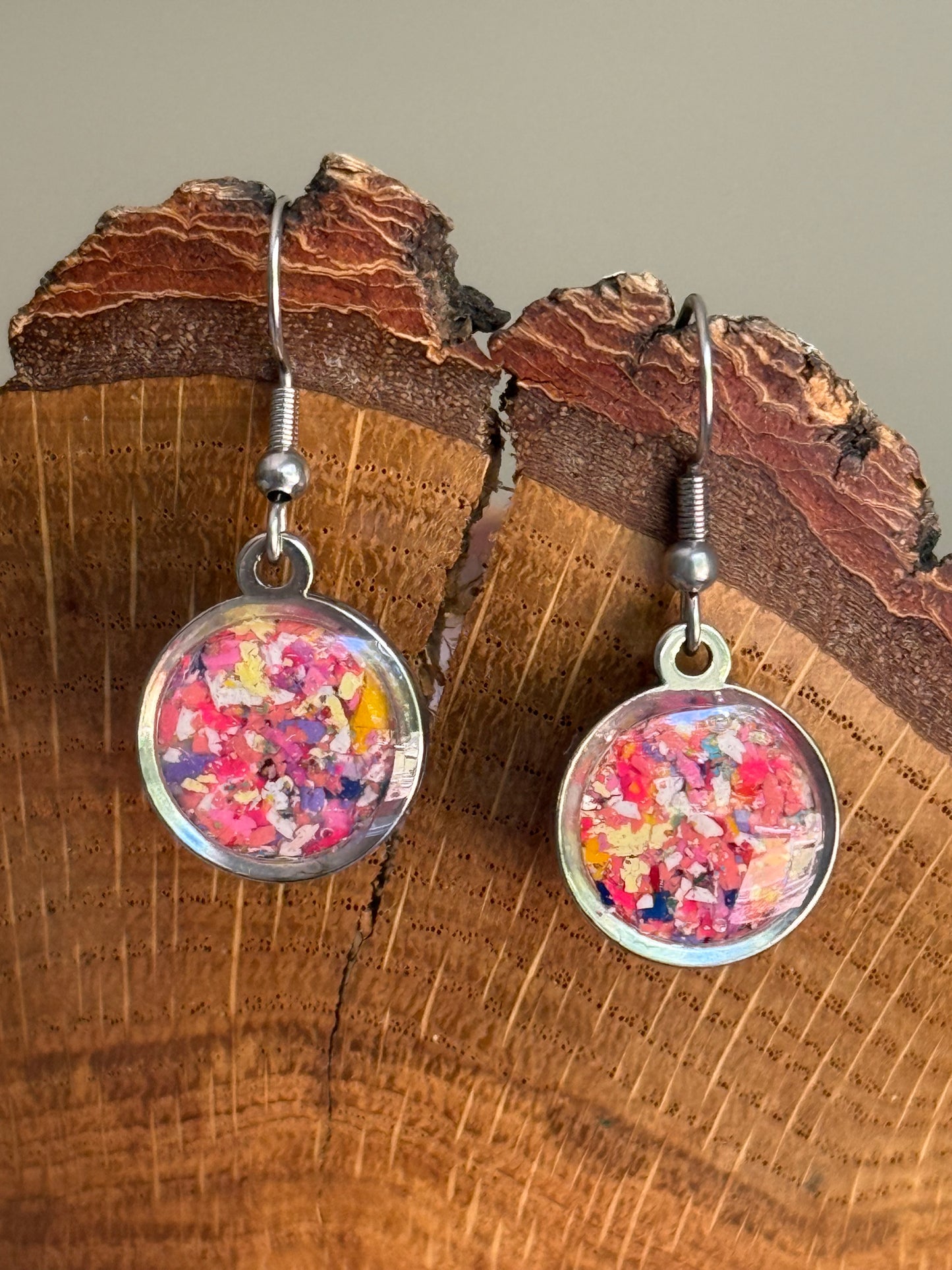 Punk Rose Dangling Earrings