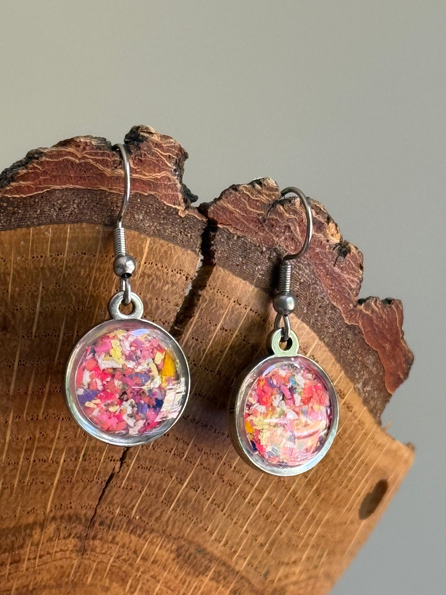 Punk Rose Dangling Earrings