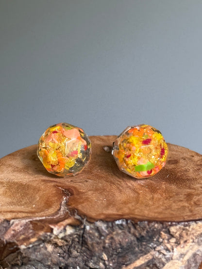 Citrus Round Studs