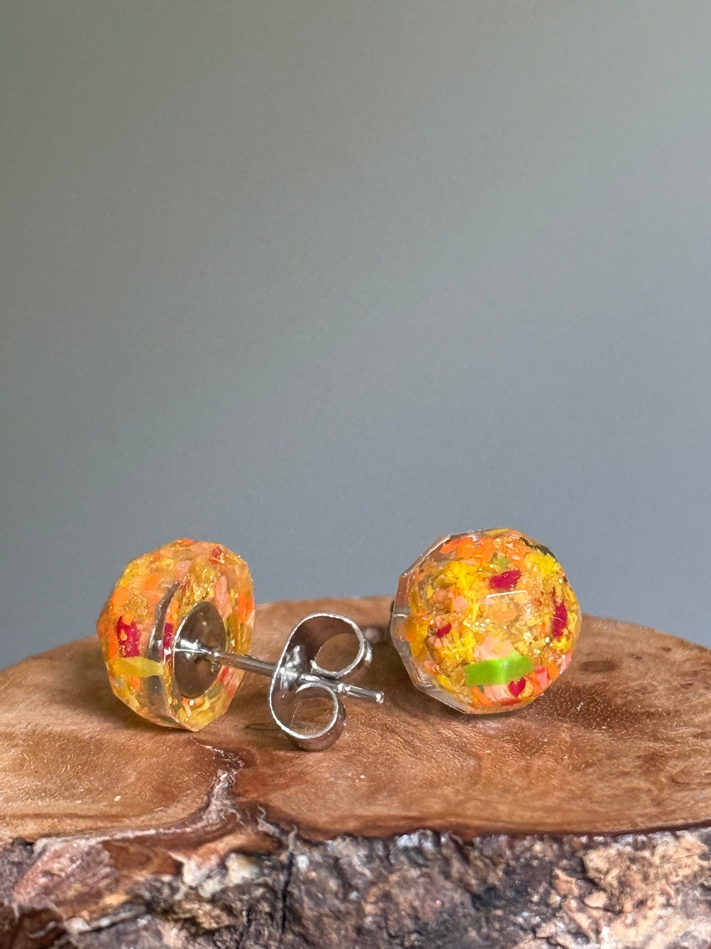Citrus Round Studs