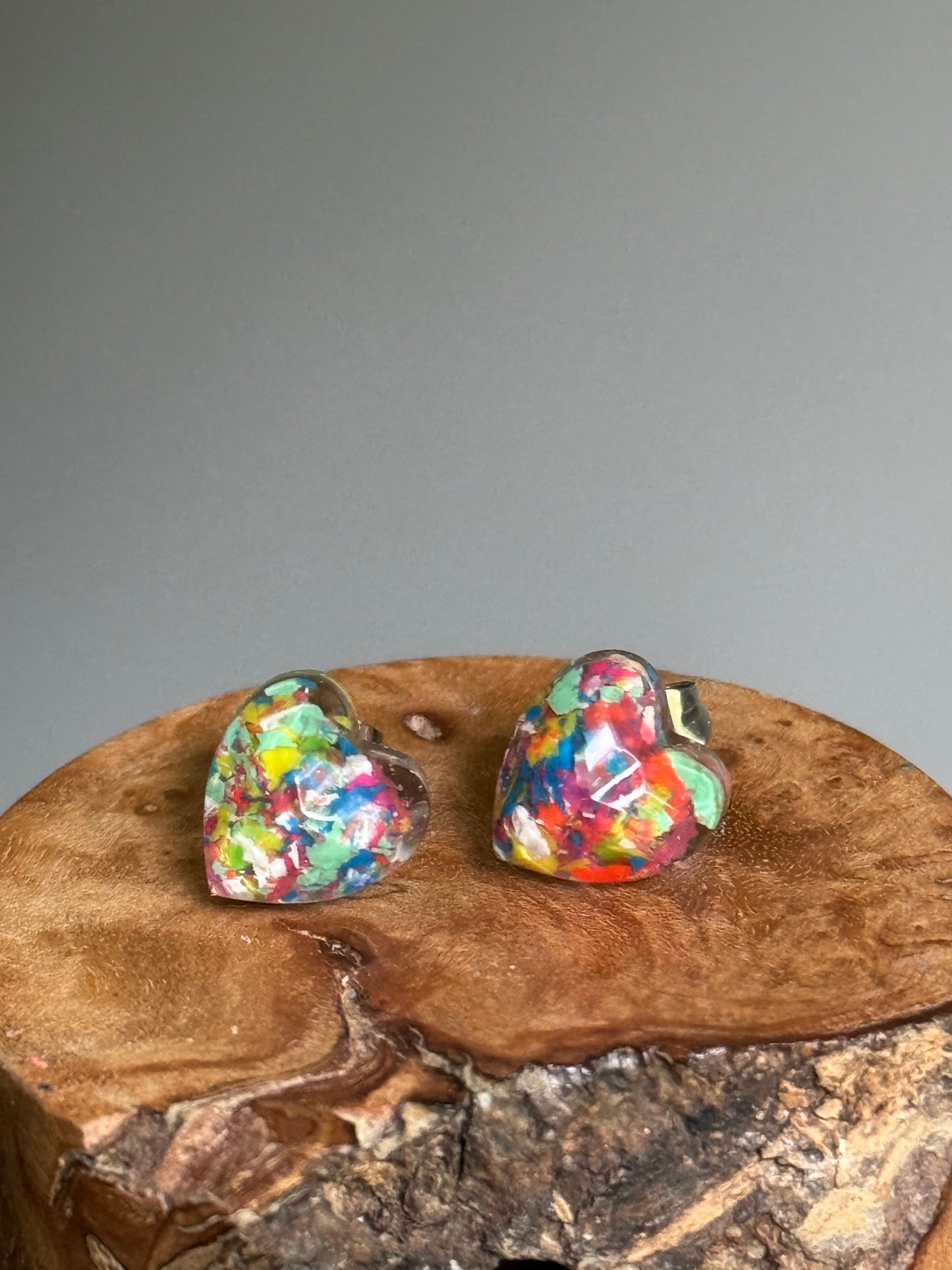 Supersonic Heart Studs