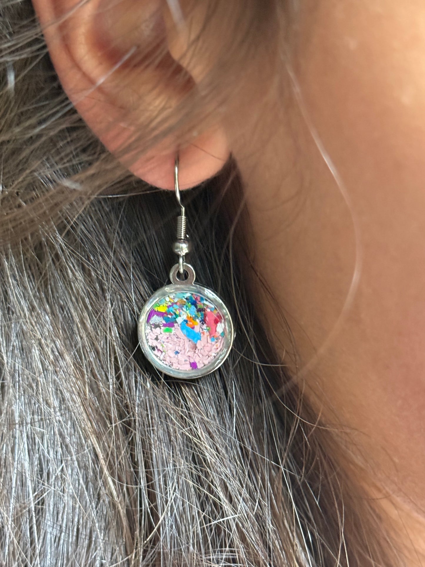 Vintage Blush Dangling Earrings