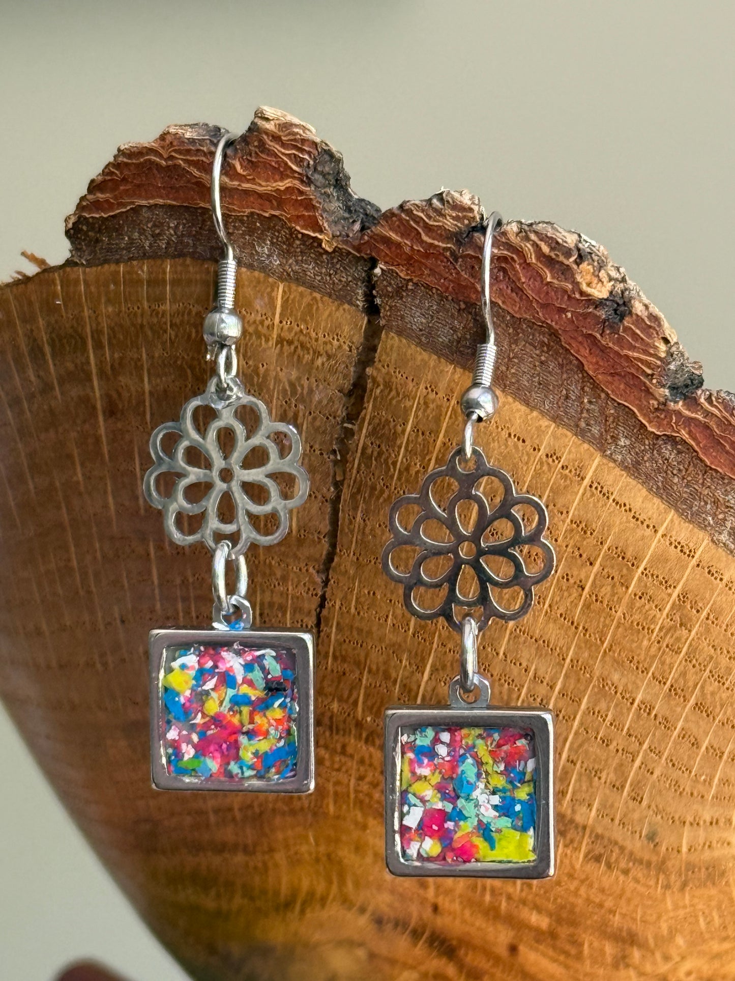 Swirl Candy Bouquet Earrings