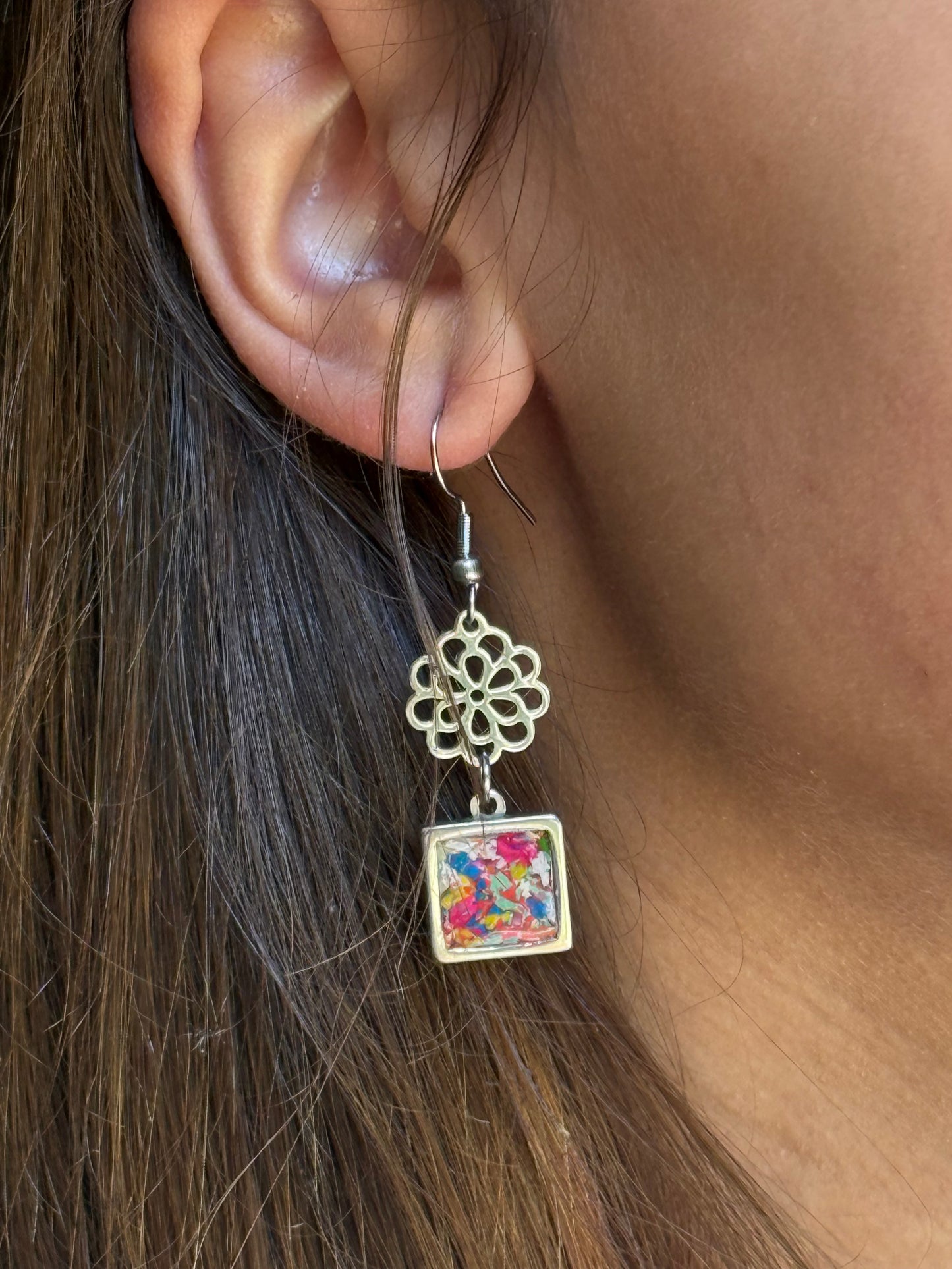 Swirl Candy Bouquet Earrings
