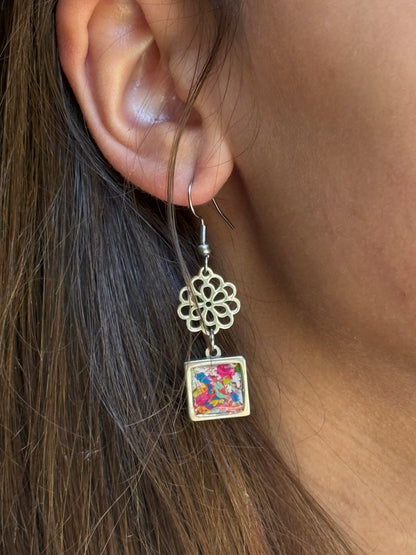 Swirl Candy Bouquet Earrings