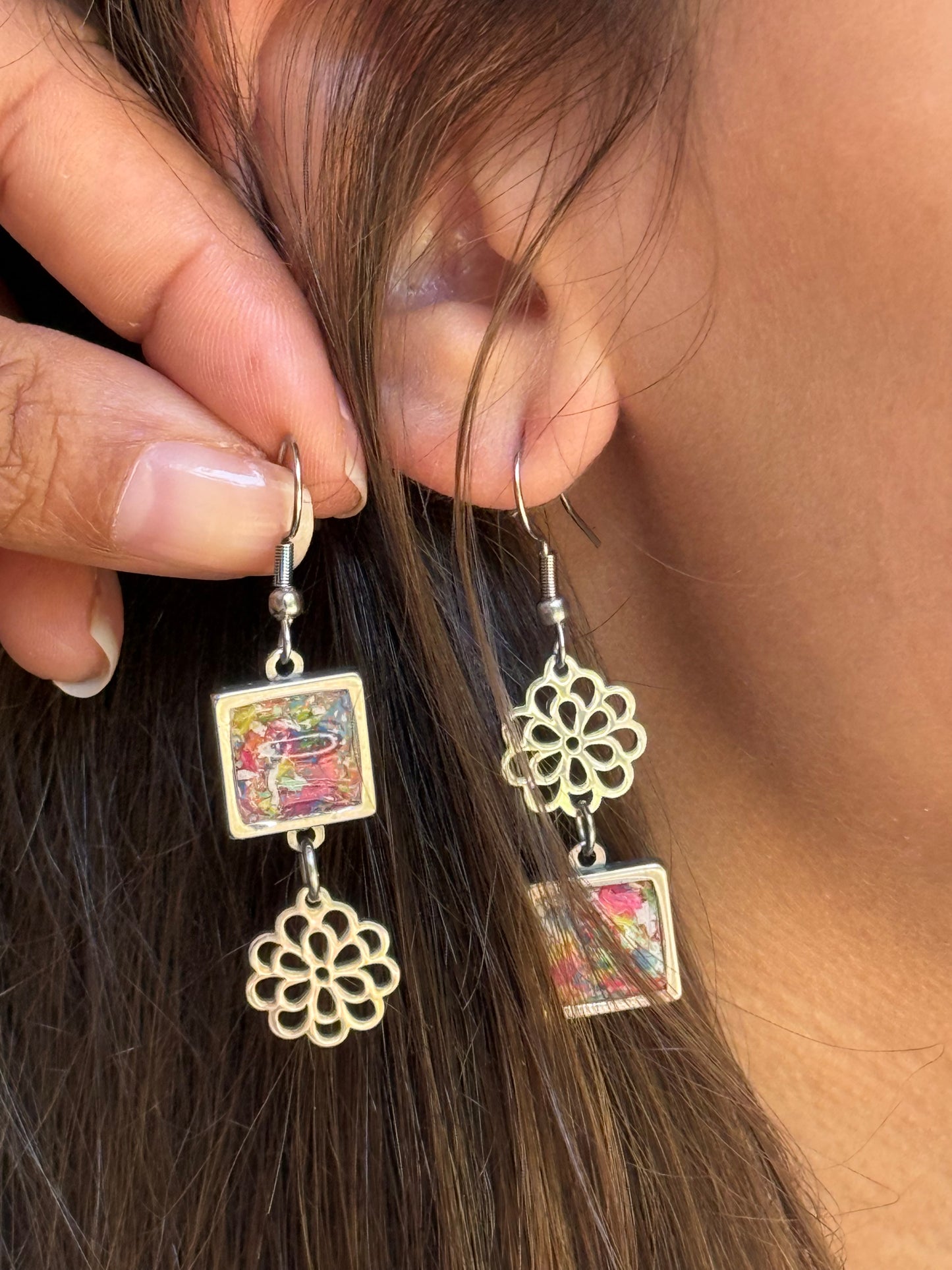 Twisted Candy Bouquet Earrings