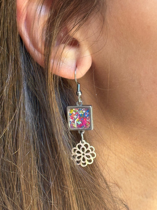 Marbled Candy Earrings