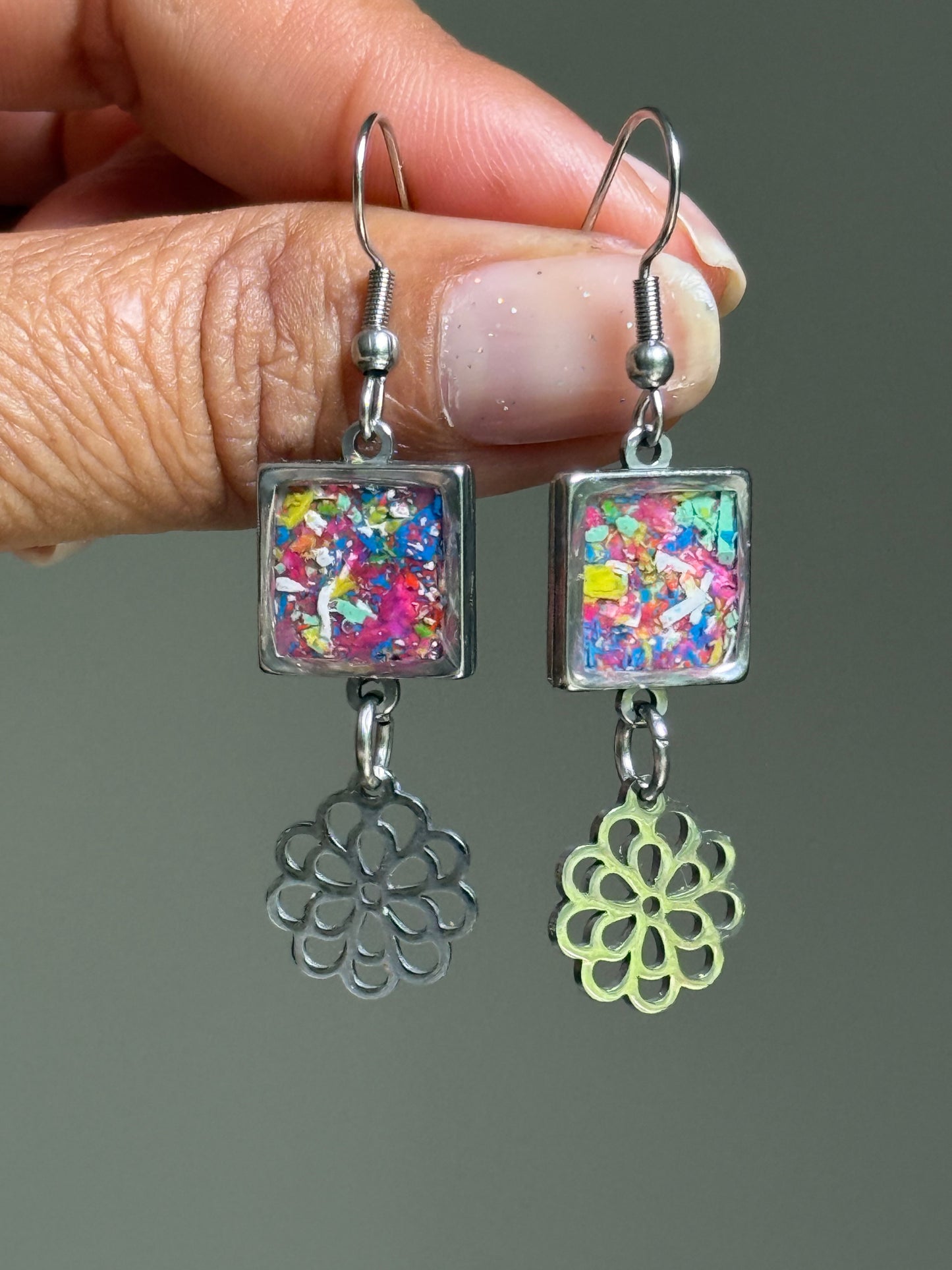 Marbled Candy Earrings