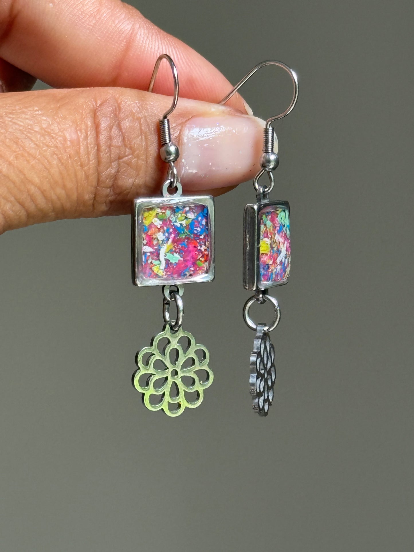 Marbled Candy Earrings