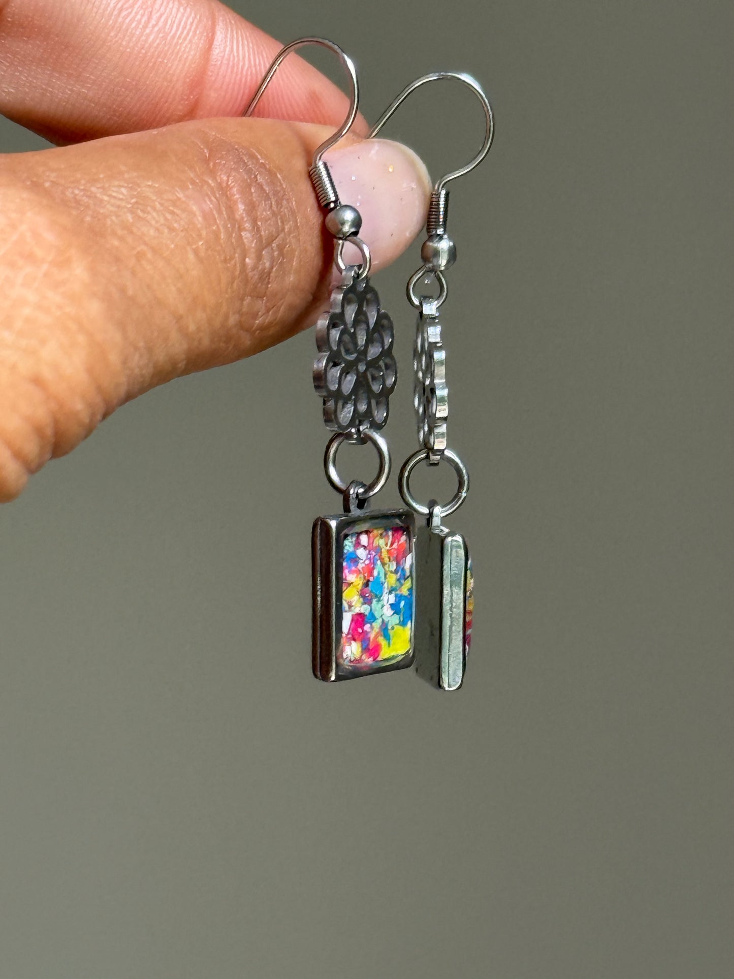 Swirl Candy Earrings