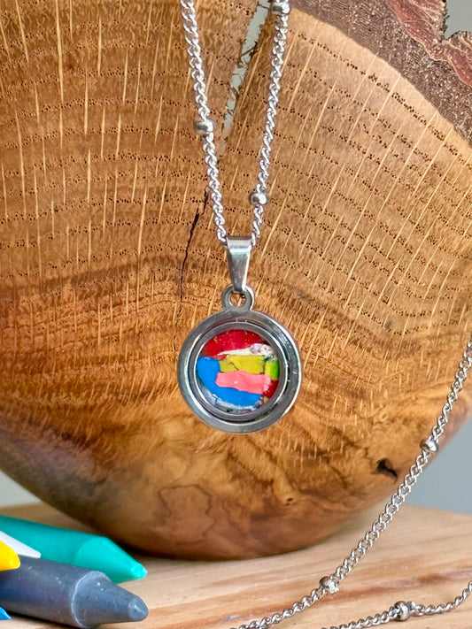 Mosaic Round Pendant