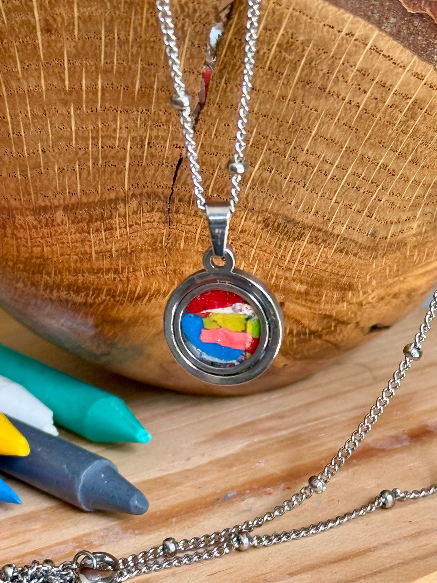 Mosaic Round Pendant