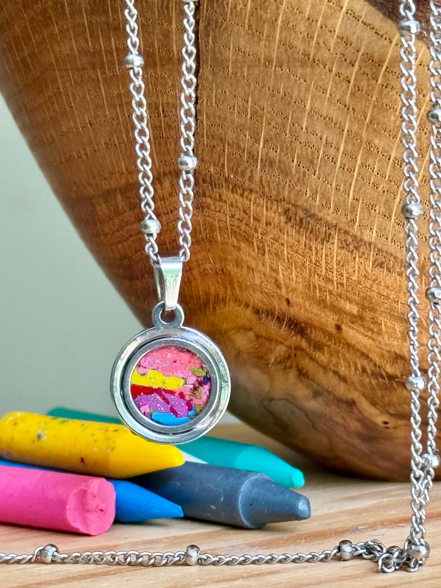 Mosaic Round Pendant