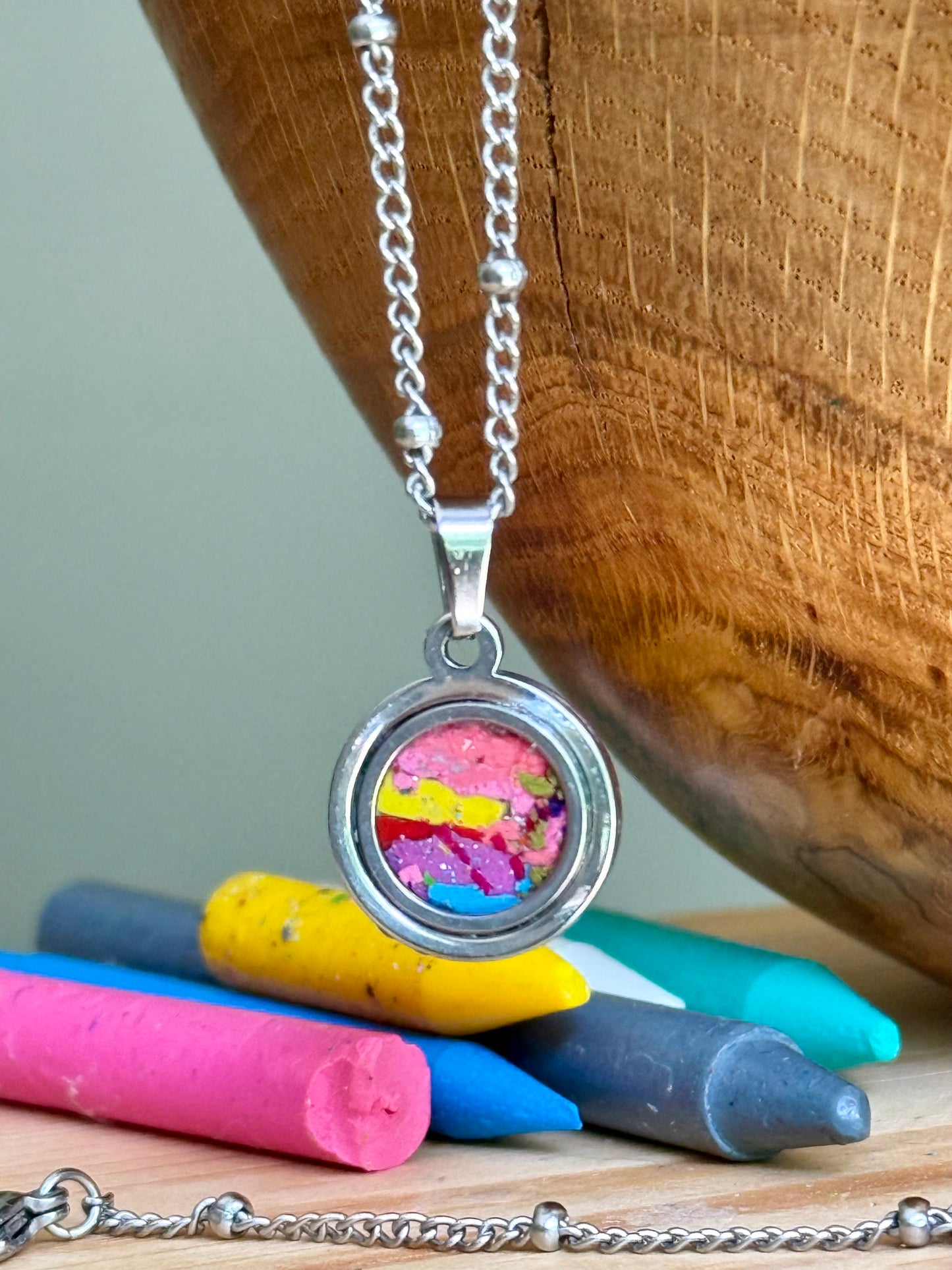 Mosaic Round Pendant