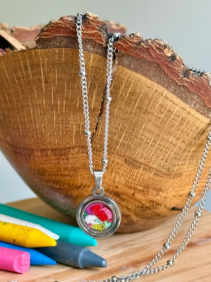 Mosaic Round Pendant