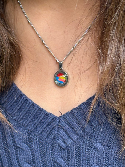 Mosaic Round Pendant