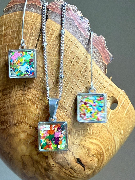 Viva Square Drop Set