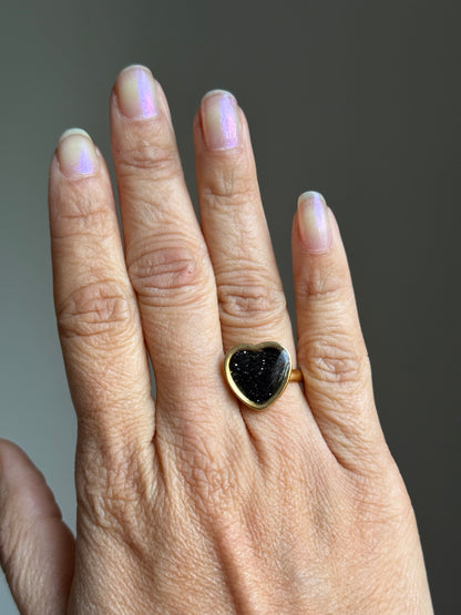 Black Heart Ring