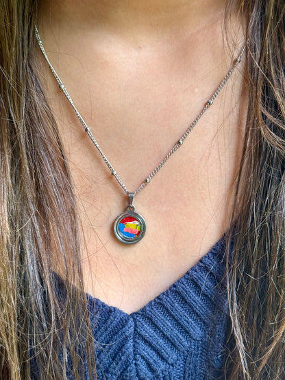 Mosaic Round Pendant