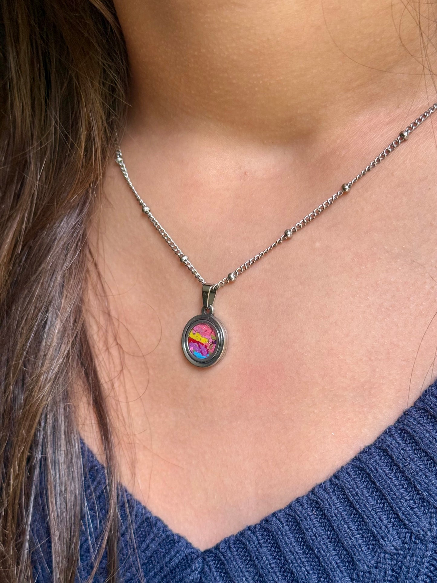 Mosaic Round Pendant