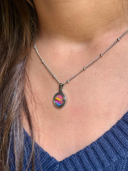 Mosaic Round Pendant