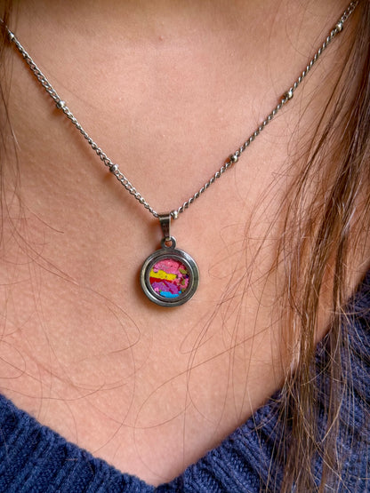 Mosaic Round Pendant