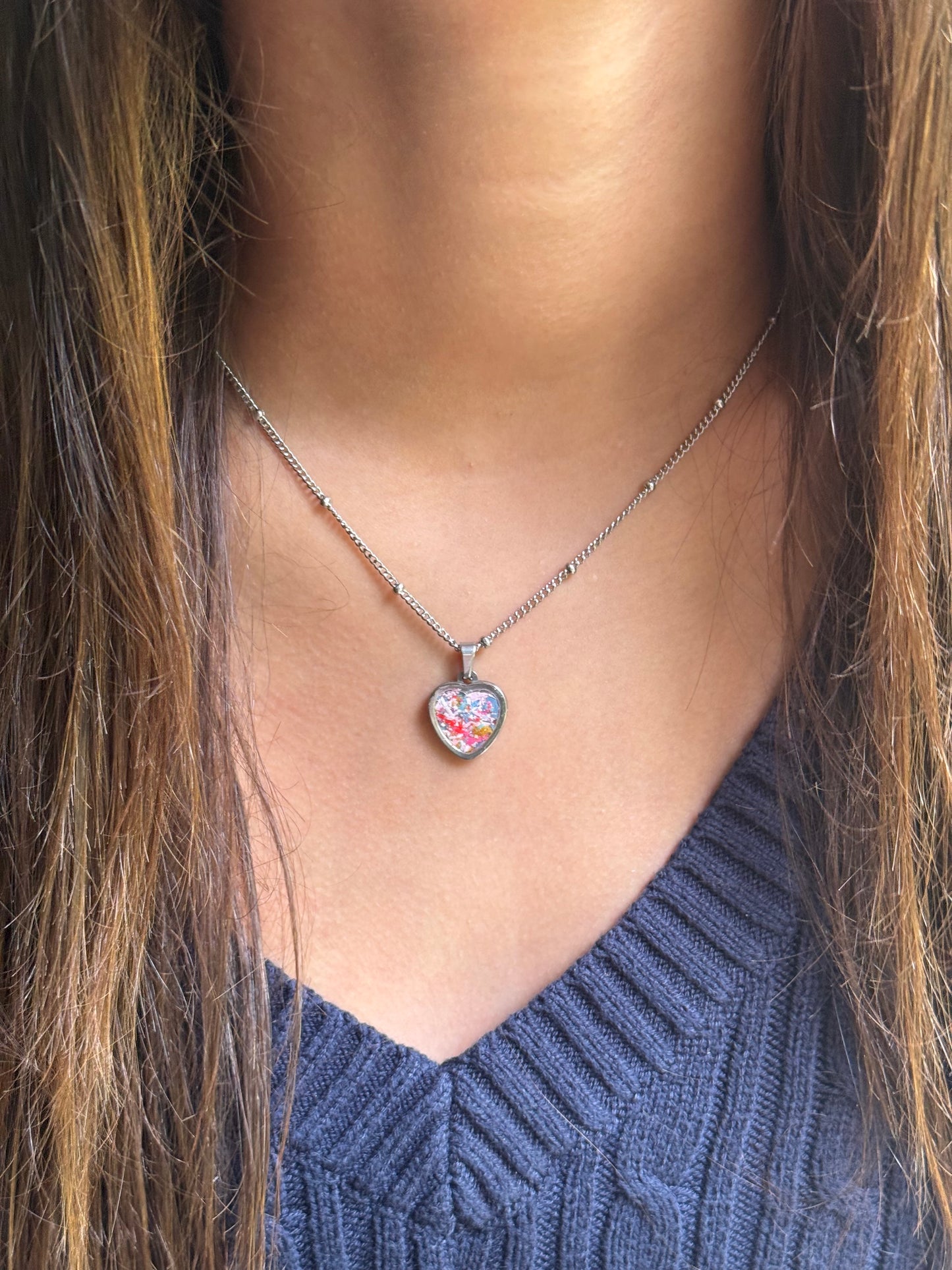 Rosewater Heart Necklace