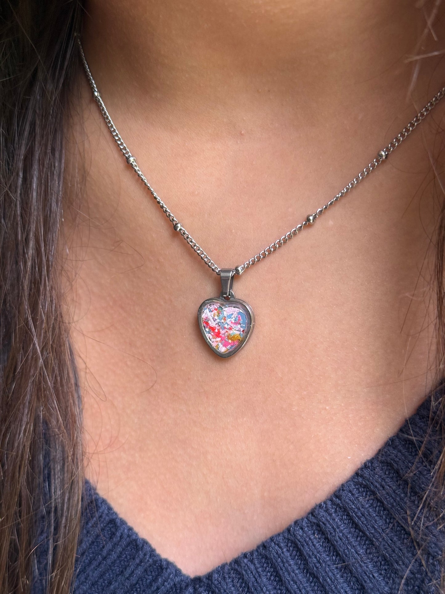Rosewater Heart Necklace