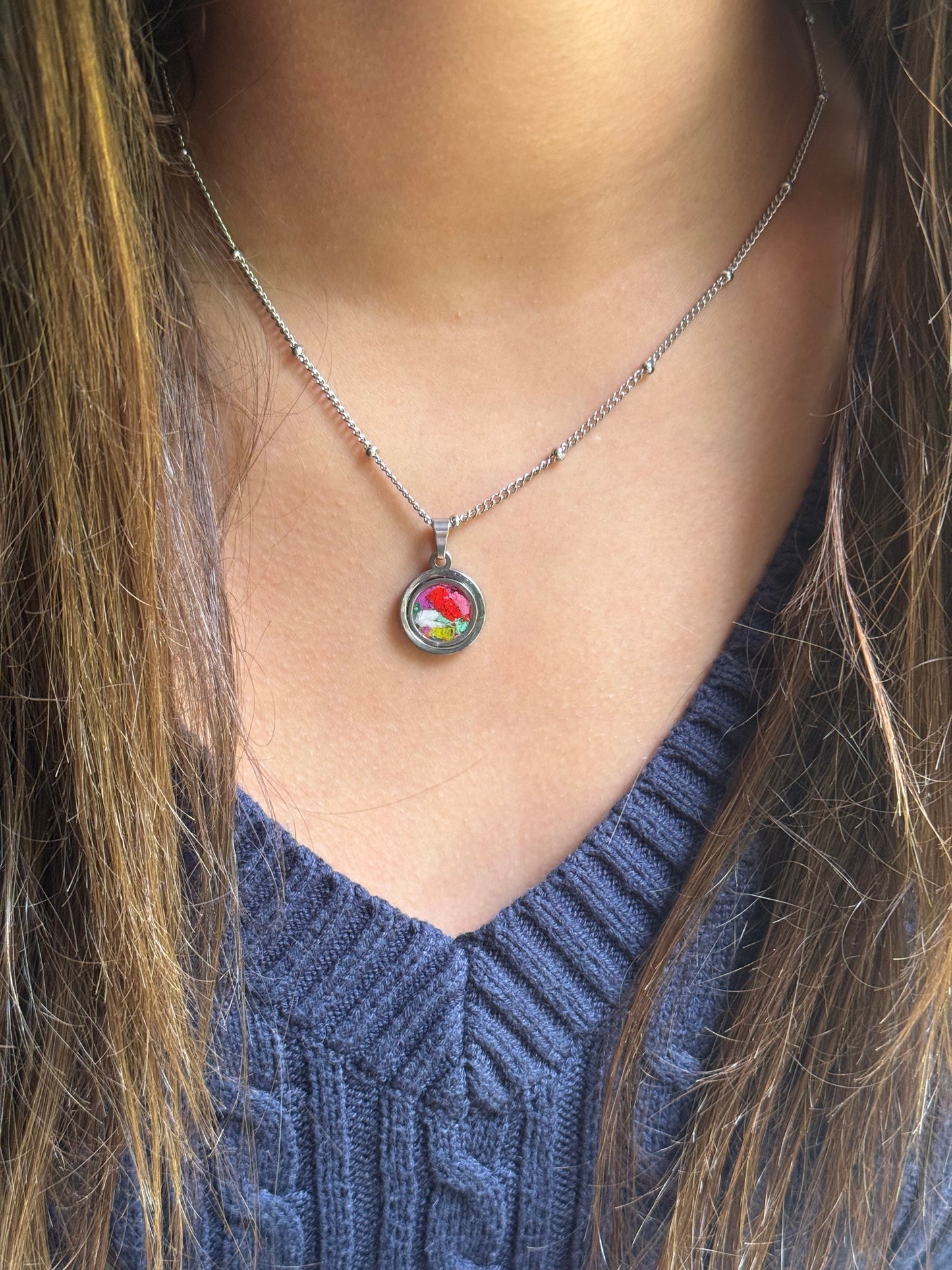 Mosaic Round Pendant