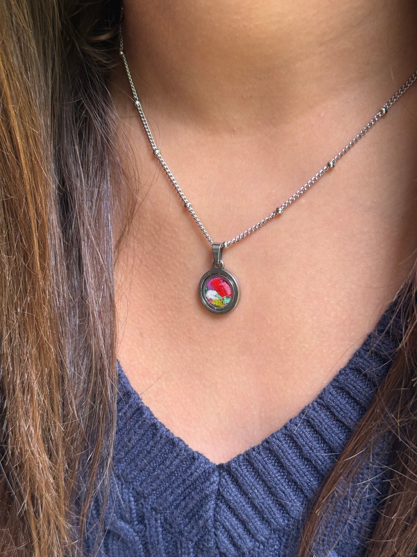 Mosaic Round Pendant