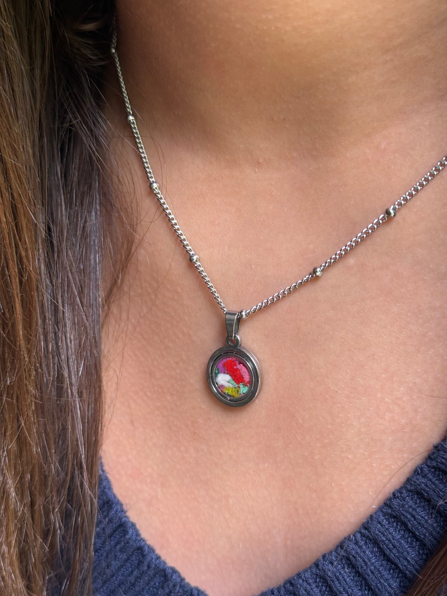 Mosaic Round Pendant