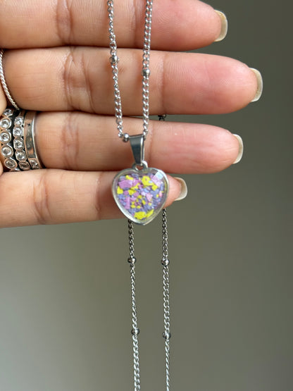 Sarai Heart Pendant (Poppy)