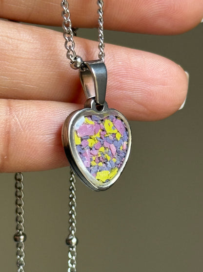 Sarai Heart Pendant (Poppy)