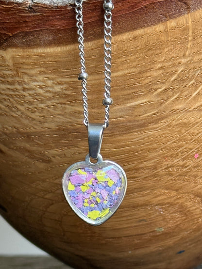 Sarai Heart Pendant (Poppy)