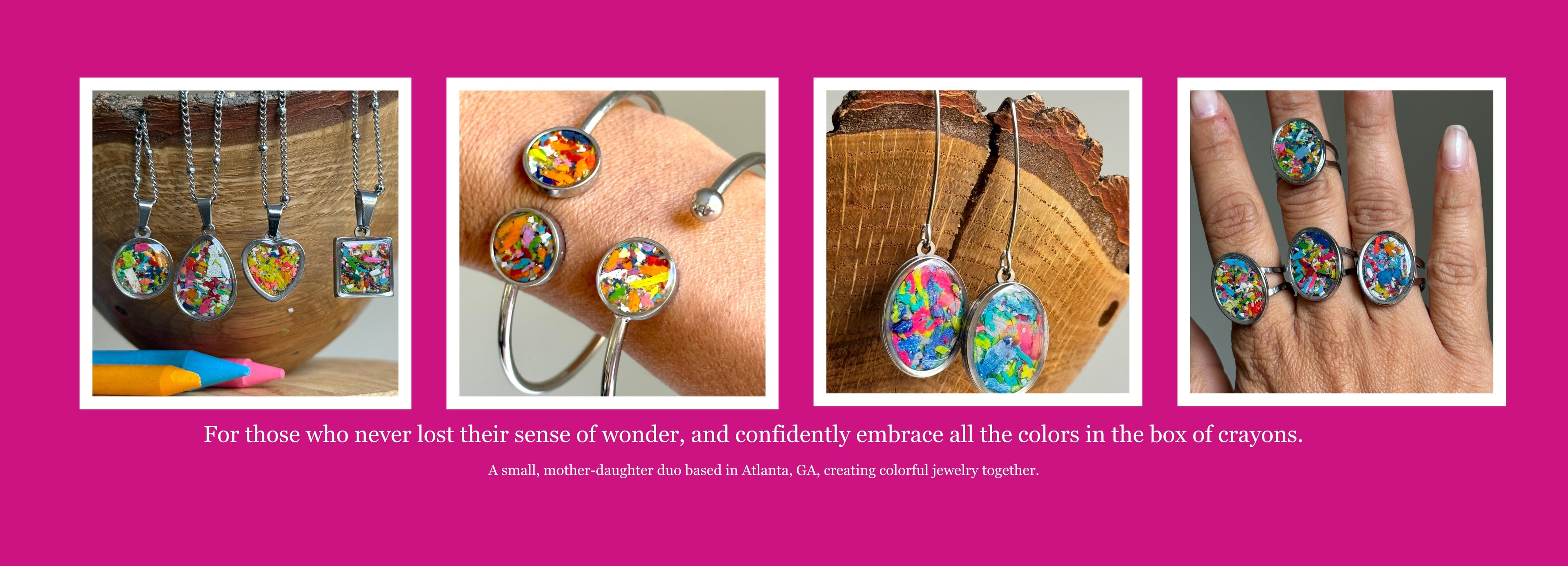 CRAYONFETTI CRAYON JEWELRY, ATLANTA, GA