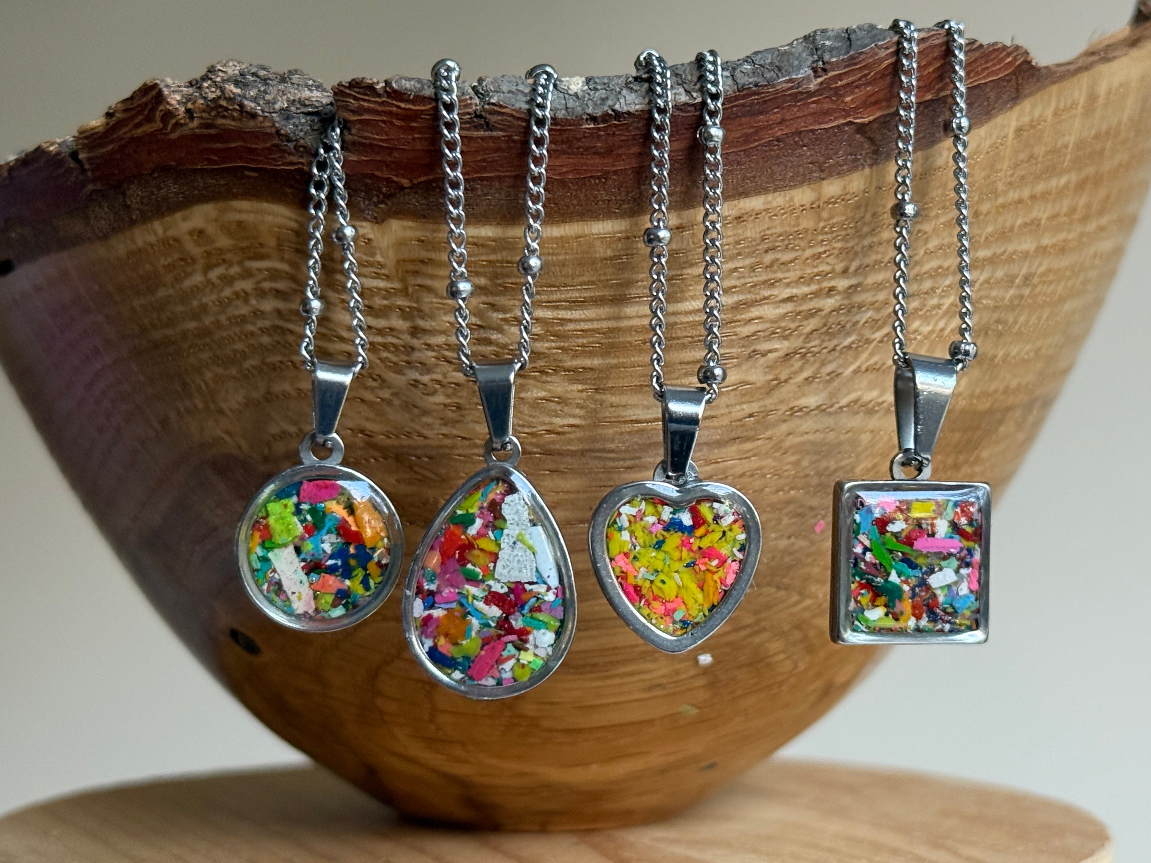 crayon jewelry necklaces by crayonfetti, teacher gift, gift for women