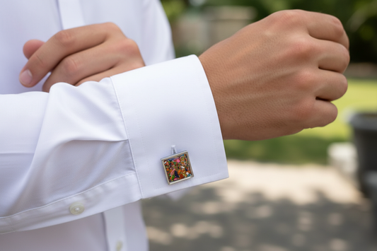 Cufflinks on Model
