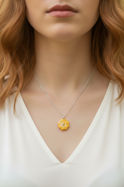 Dandelion Pendant Smaller