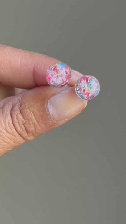 Rosewater Round Studs