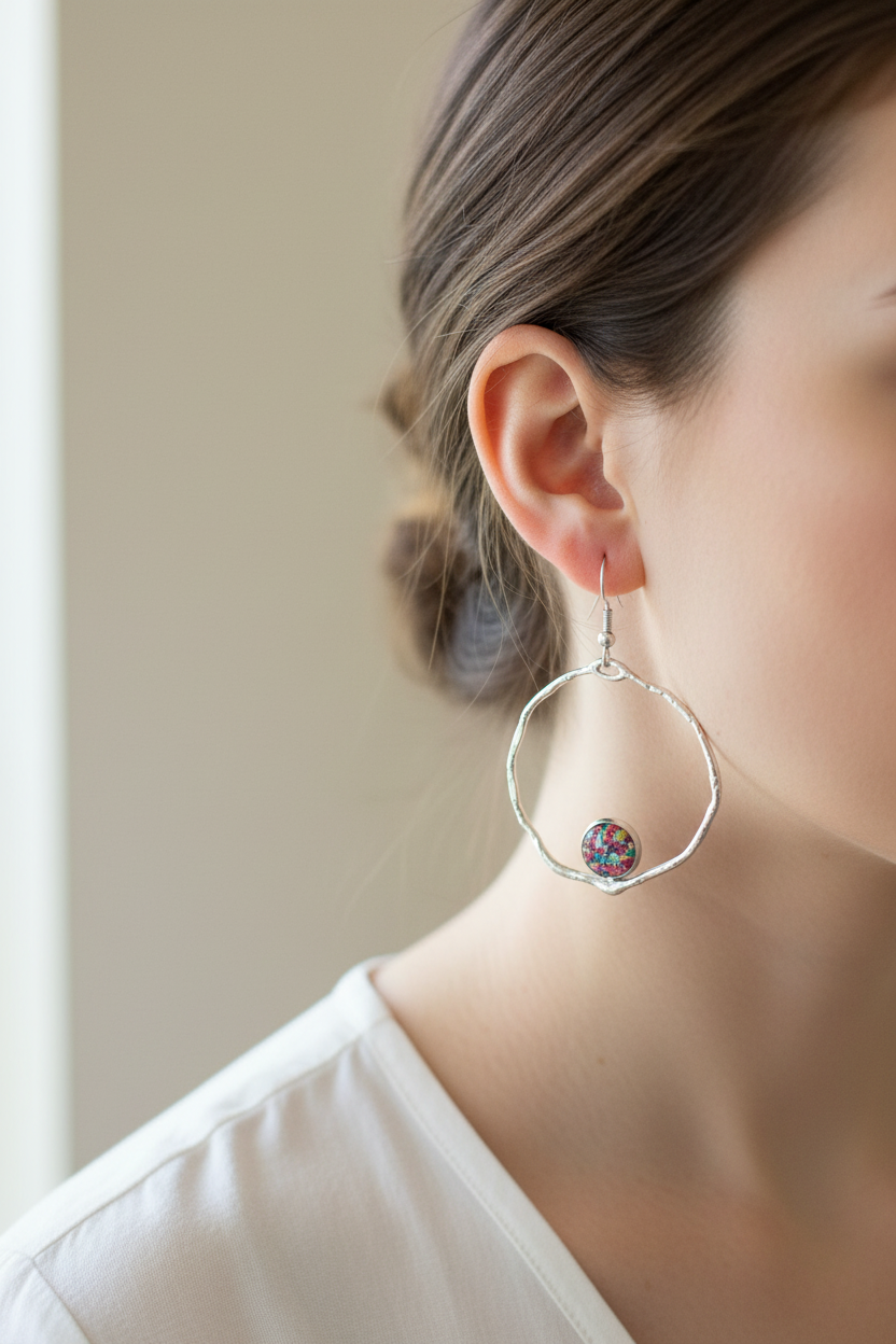 Summer Viva Dangling Earrings . Crayon jewelry by crayonfetti